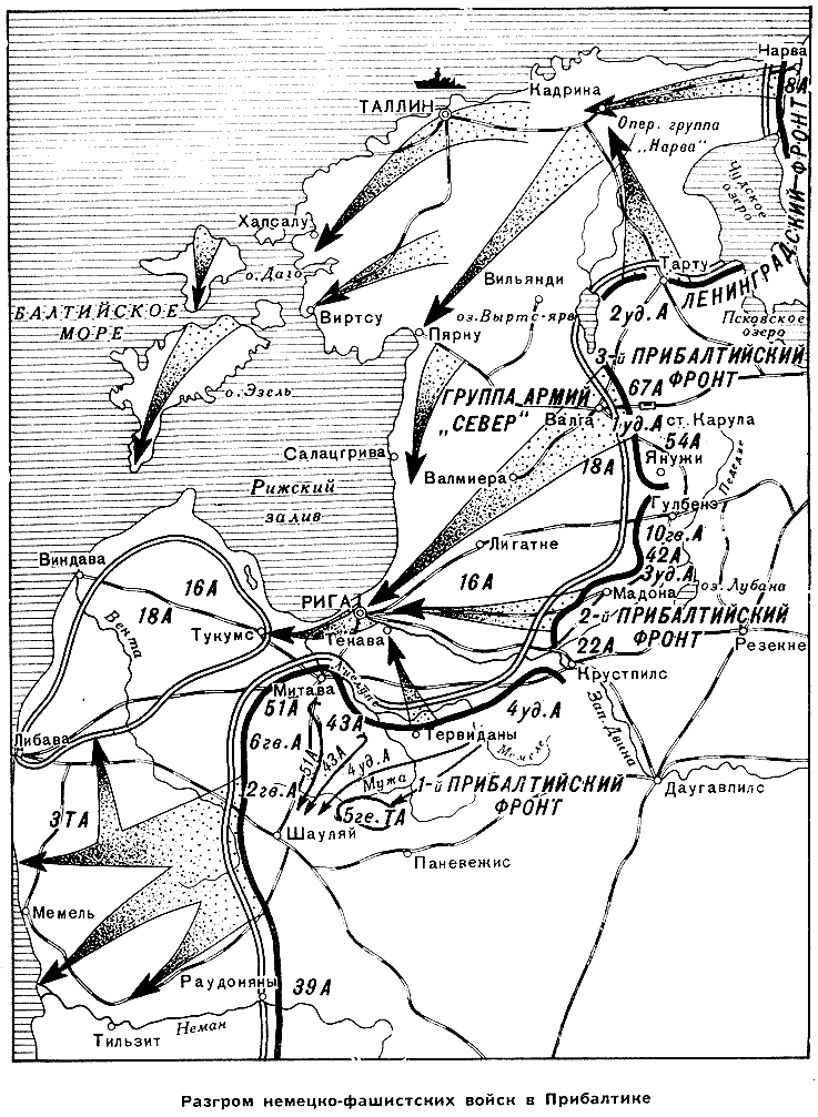 Наступление советских войск в Прибалтике (сентябрь - ноябрь 1944 г.)